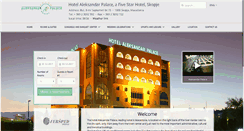 Desktop Screenshot of aleksandarpalace.com.mk